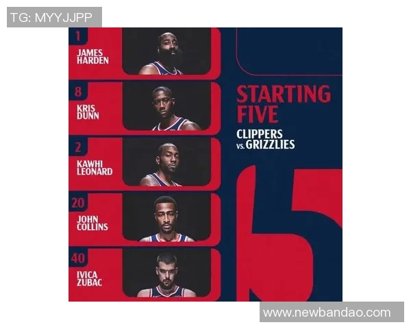 快船与灰熊首发阵容揭晓莱昂纳德哈登领衔对决邓恩科林斯与祖巴茨争锋